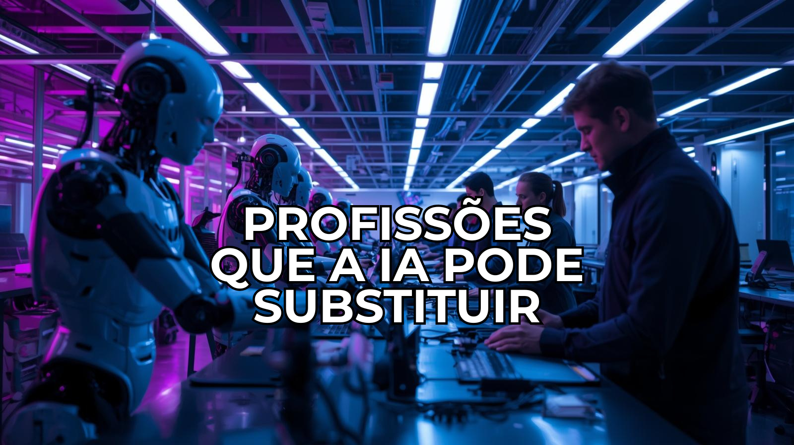 Profissões que podem ser substituídas pela inteligência artificial até 2030