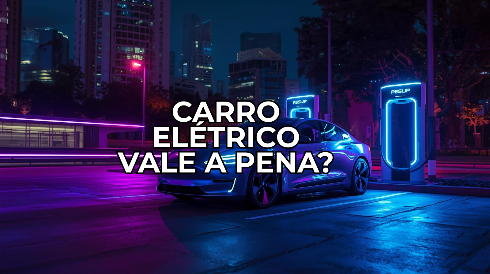 Carro elétrico moderno circulando no Brasil em 2026